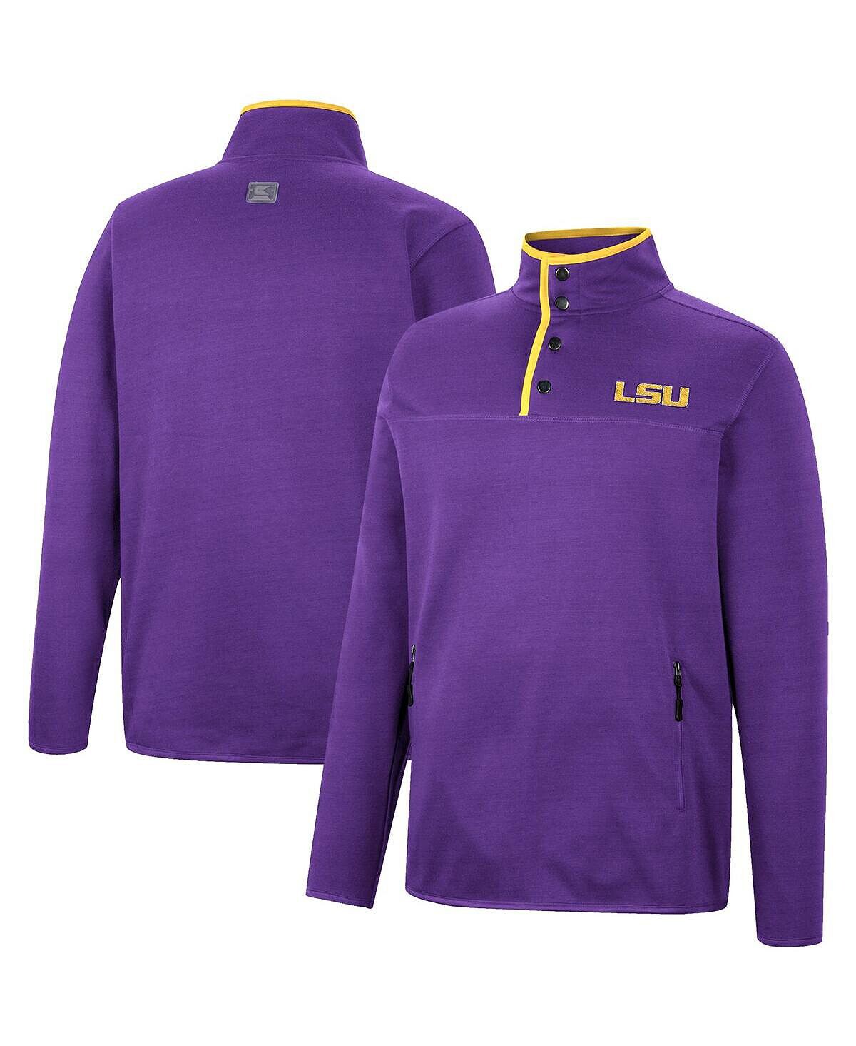 

Мужская фиолетовая куртка lsu tigers rebound quarter-snap Colosseum, фиолетовый