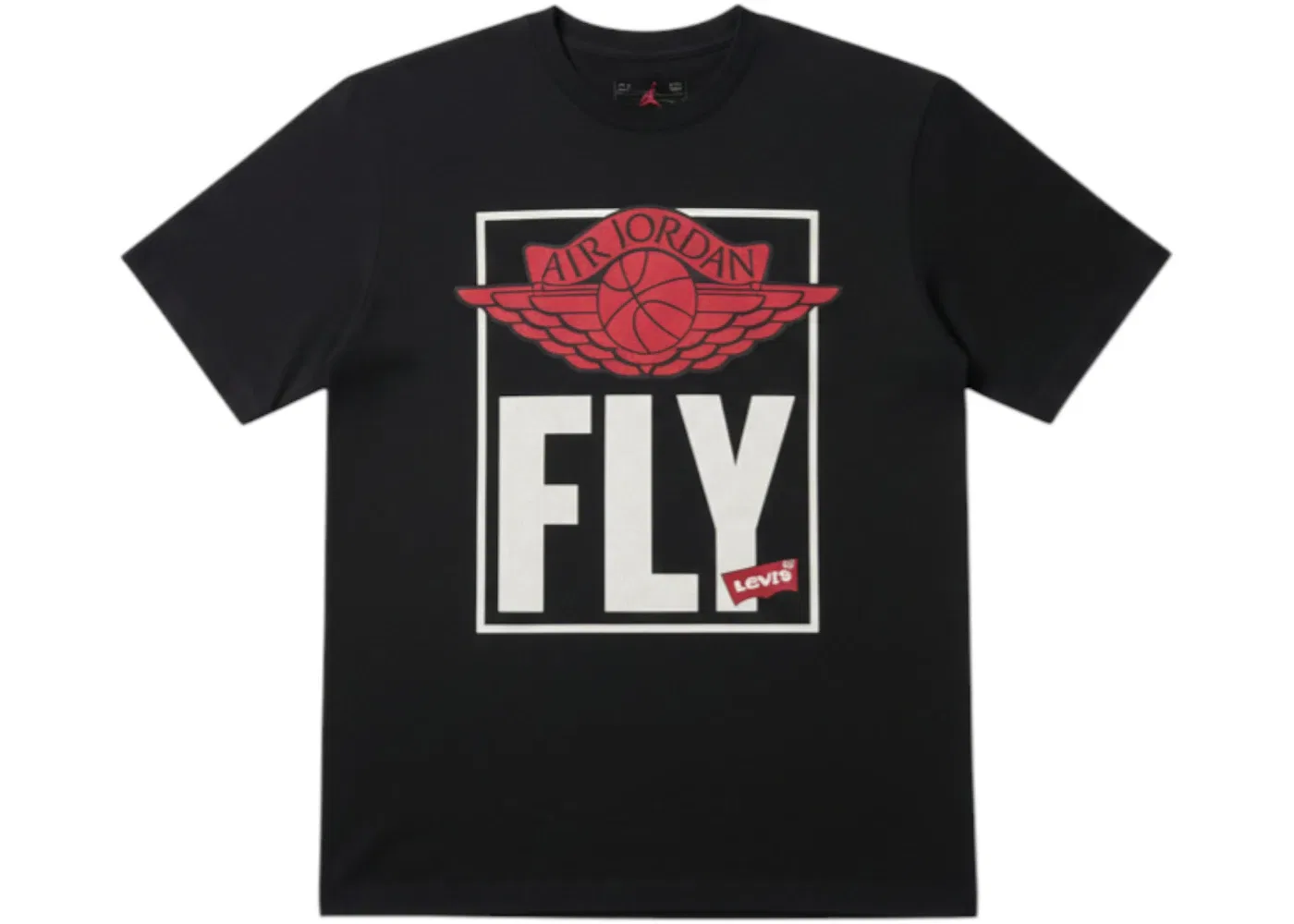 Мужская футболка с коротким рукавом Nike Jordan x Levis S S Tee, Black