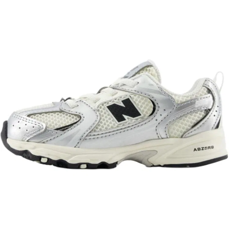 Детские кроссовки для малышей с моделью NB 530, New Balance, White/Silver — фото 3