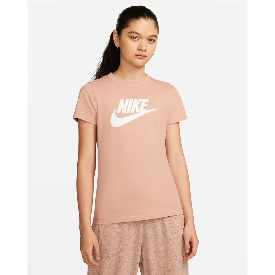 Женская футболка с принтом Icon Futura Nike, Пудровый — фото 2