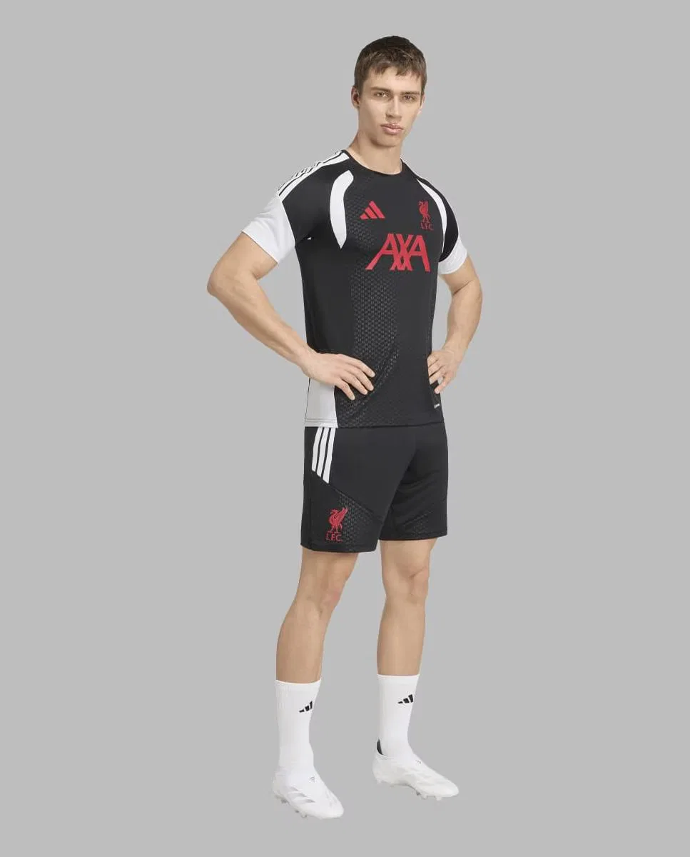Мужская футболка, Training Liverpool FC 2026-2027, adidas, черный — фото 3