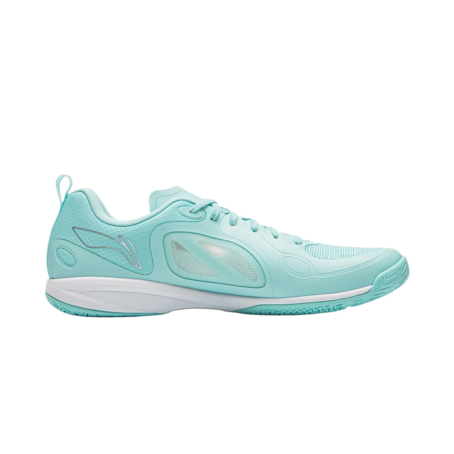 Детские кроссовки для настольного тенниса низкие Li-Ning Table Tennis Collection, Island Blue/Silver — фото 3