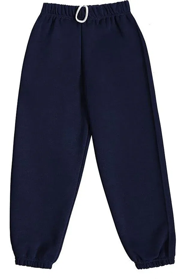 Детские спортивные штаны для девочек с завышенной талией Fitgo, Navy Blue