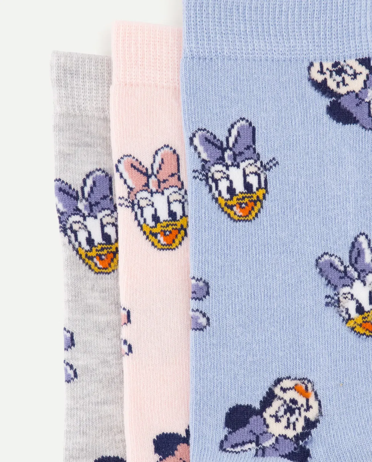 Детские носки для девочек набор 3 пары Minnie and Daisy Cotton Juice, Multicolor — фото 2