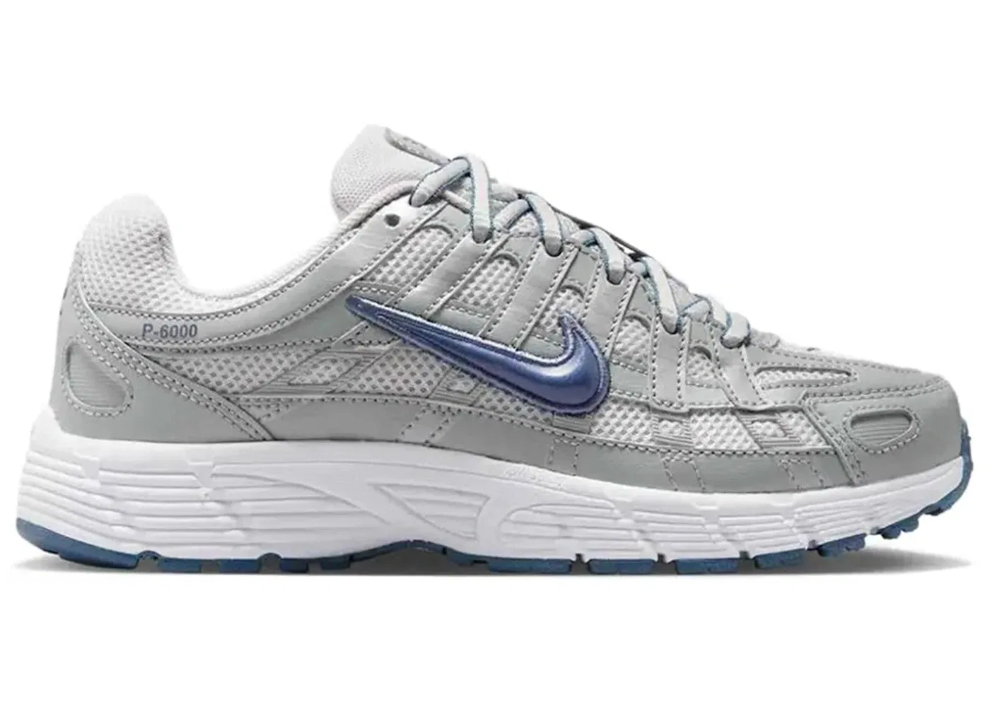 Детские кроссовки Lifestyle Nike P-6000, Vast Grey/Thunderstorm/Light Smoke Grey/Thunder Blue