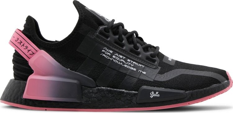 

Кроссовки Adidas Damian Lillard x NMD_R1 V2 'D.O.L.L.A.', черный