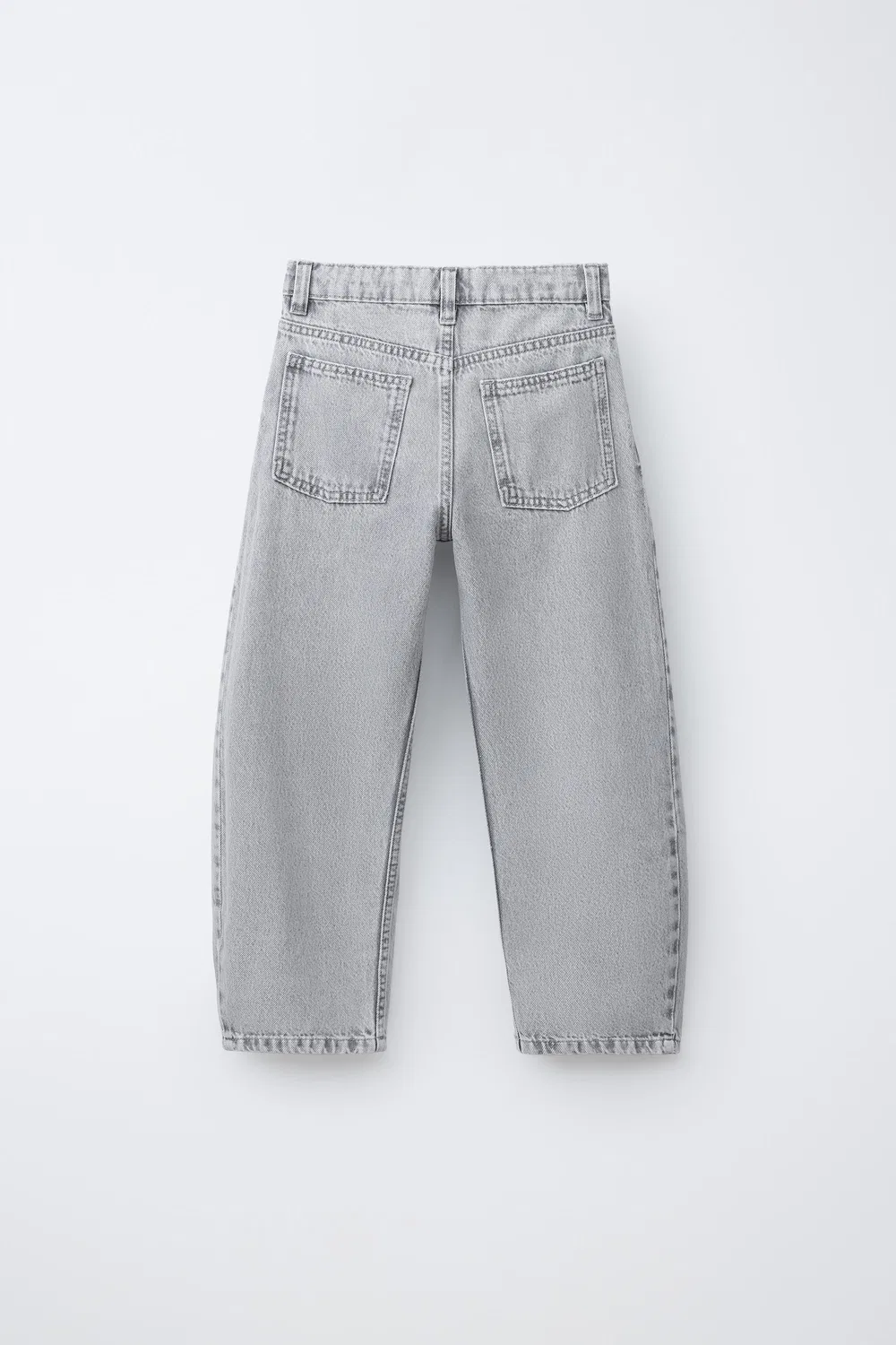 БОЧКОВЫЕ ДЖИНСЫ ZARA, Light Grey — фото 2