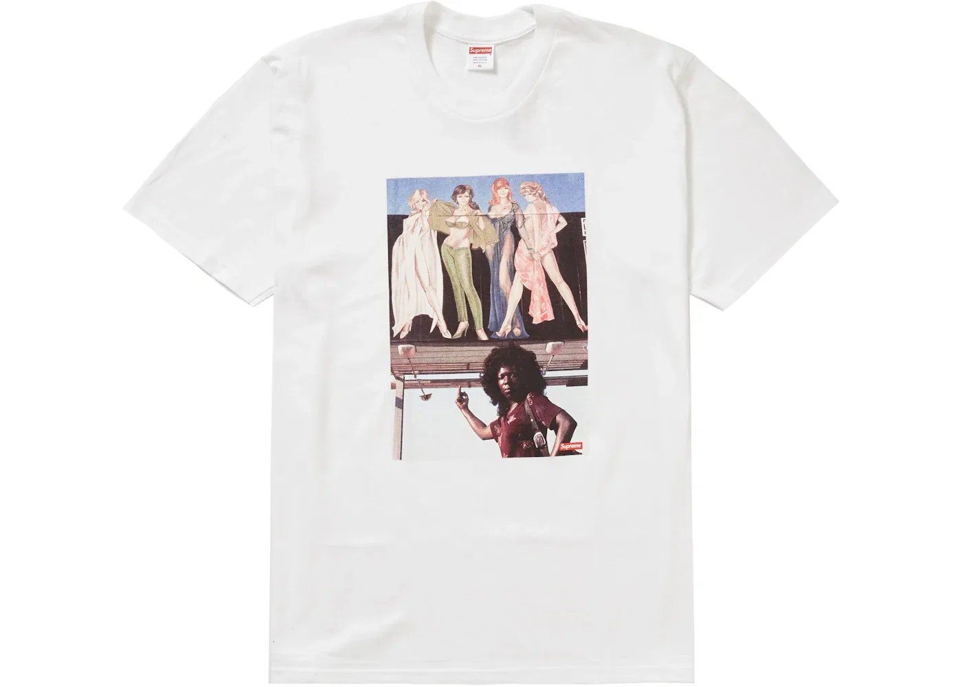Мужская футболка с принтом American Picture Supreme, Белый