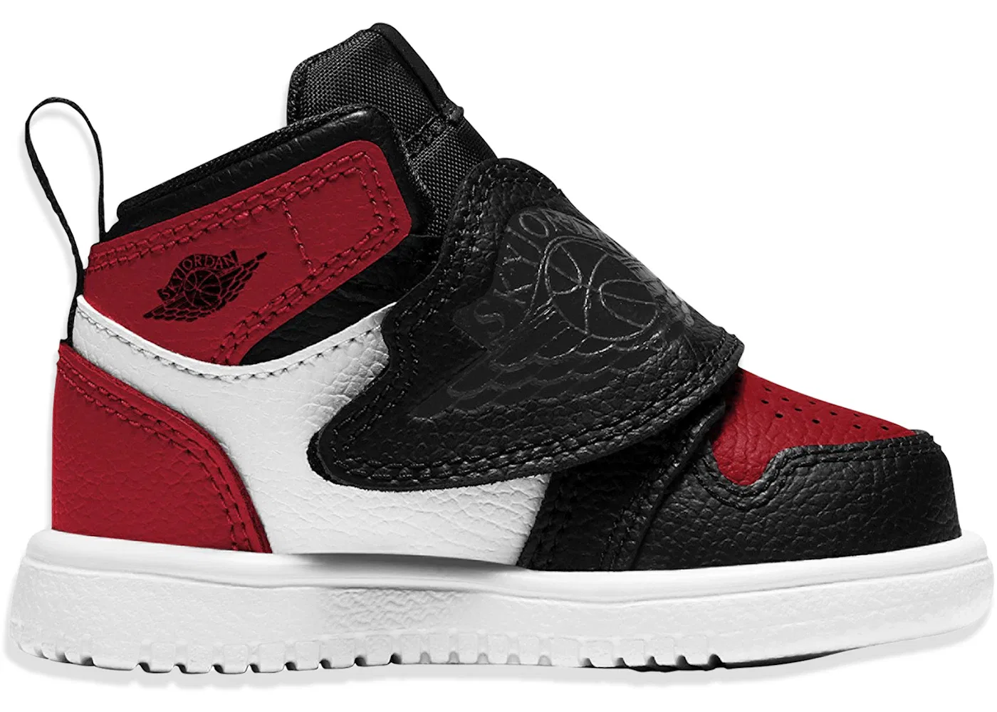 Детские кроссовки с высоким верхом Sky Jordan 1 Jordan, Black/Varsity Red/White/Anthracite