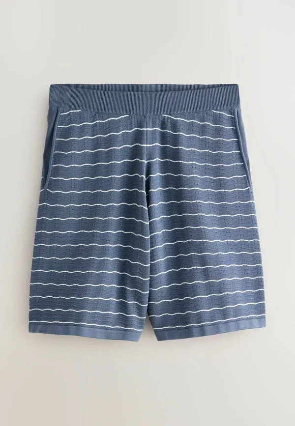 Комплект из 2 брюк текстурированные Regular fit Next blue grey, синий/серый — фото 4
