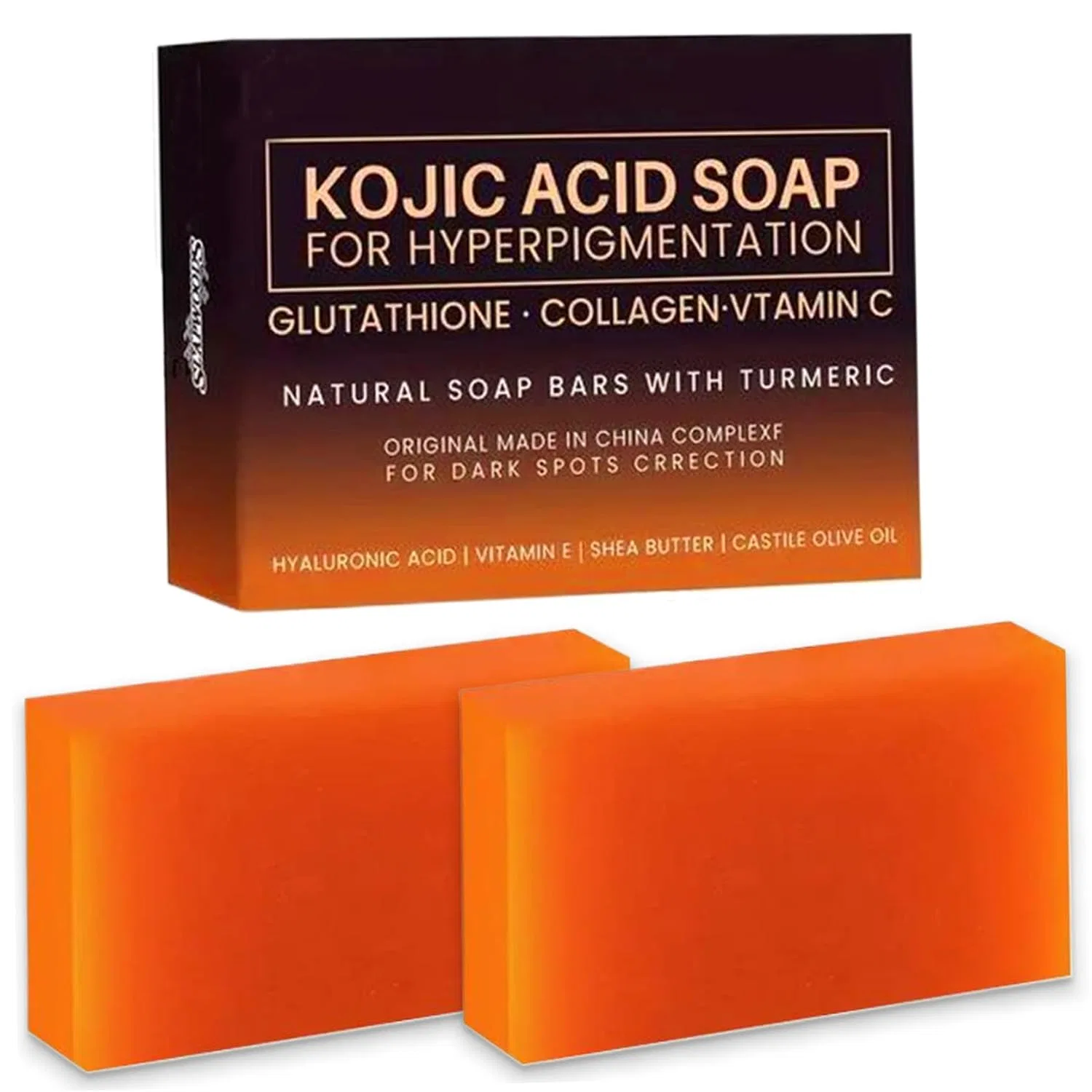 Мыло Turmeric Soap Hotainoys, 2 шт. по 100 г, Yellow — фото 3