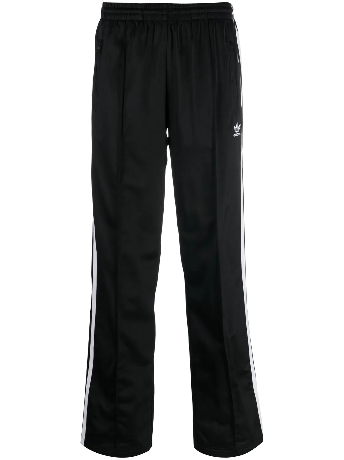 Трек-штаны с логотипом Trefoil Adidas, черный