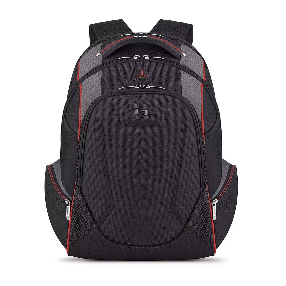 

Рюкзак Solo Launch 17.3", черный/серый/красный