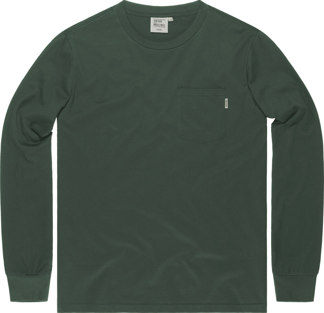 

Рубашка Vintage Industries Grant Pocket с длинным рукавом, серо-зеленая, Серый, Рубашка Vintage Industries Grant Pocket с длинным рукавом, серо-зеленая