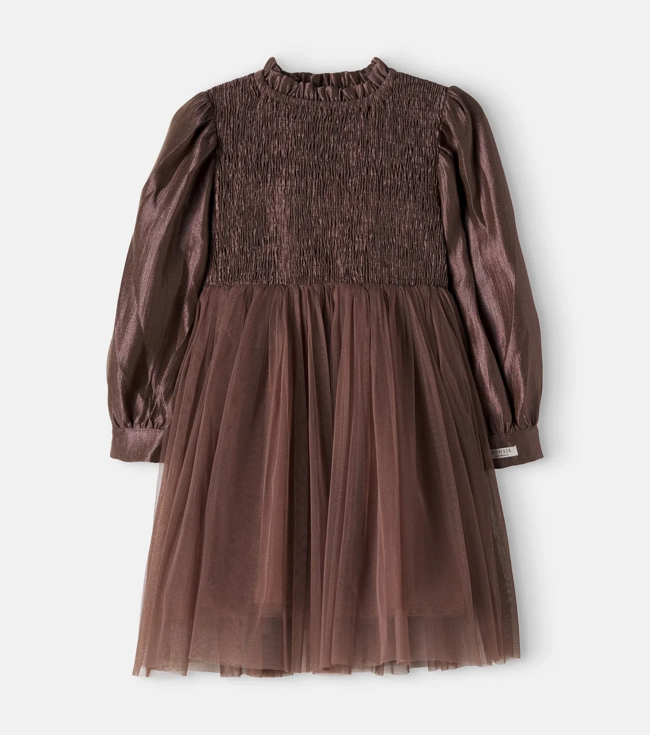 Нарядное платье со сборками Дженис Donsje, Purple Mauve