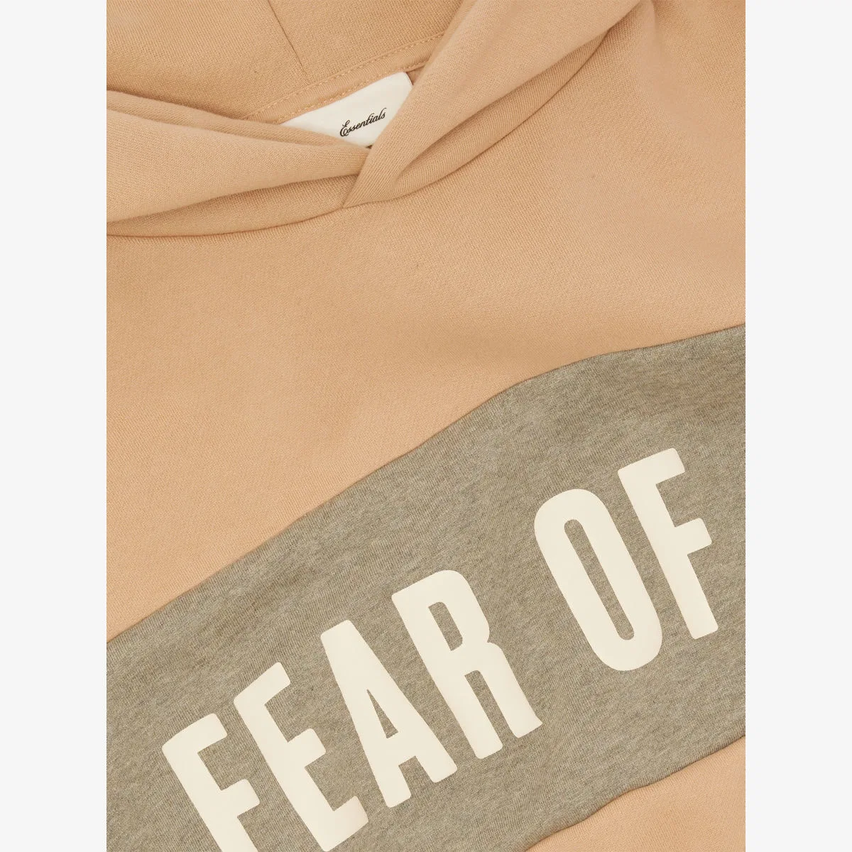 Укороченная толстовка свободного кроя из хлопкового флиса, возраст 2-14 лет Fear Of God Essentials — фото 2