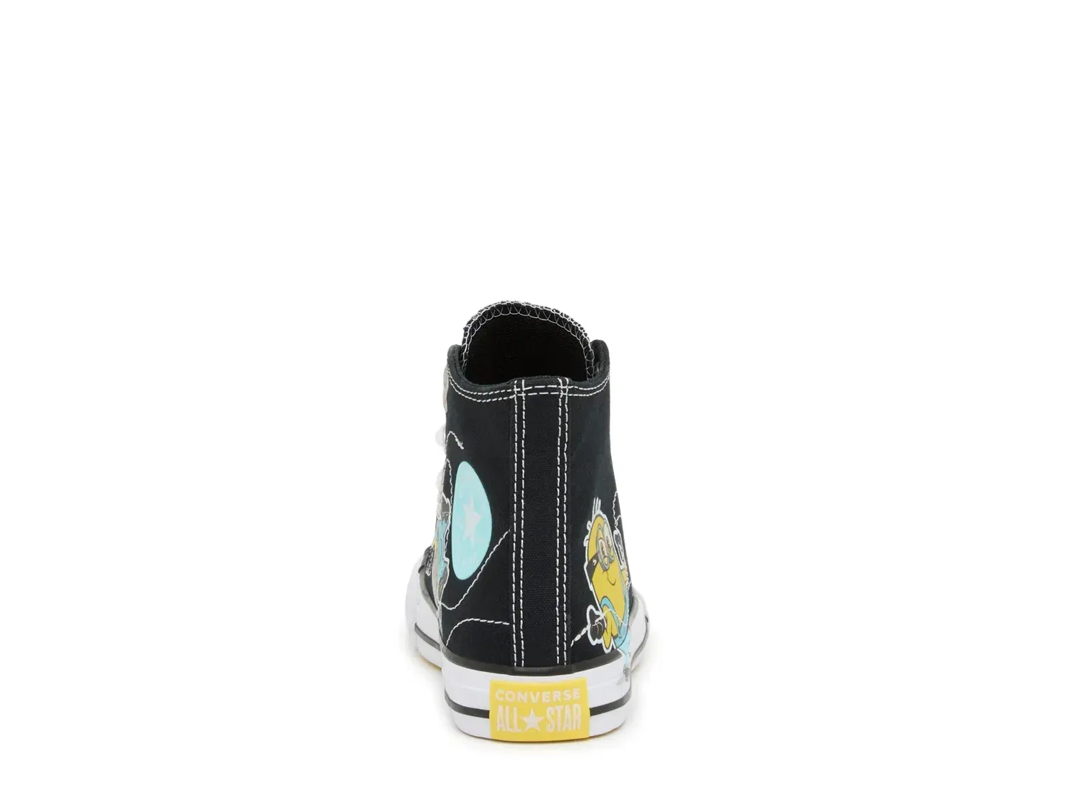Кеды высокие Chuck Taylor All Star Minions 1V, Converse, черный — фото 4