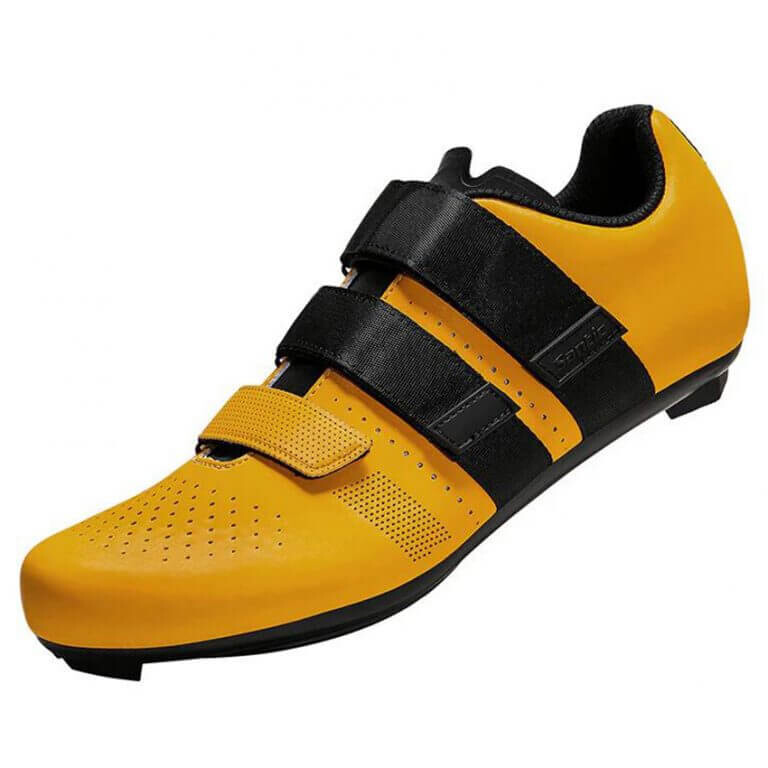 

Велообувь SANTIC Road Ares Velcro, размер 43, желтый