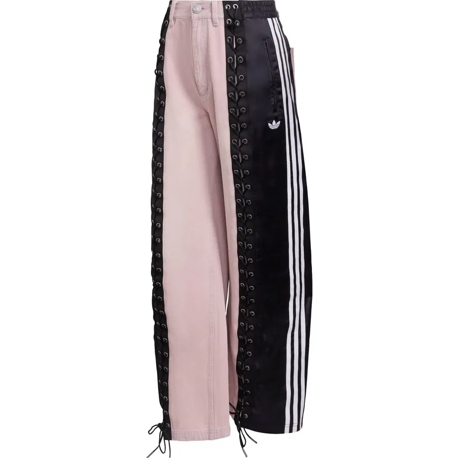 Женские джинсовые брюки с шнуровкой Originals KS1810 adidas, Розовый — фото 3