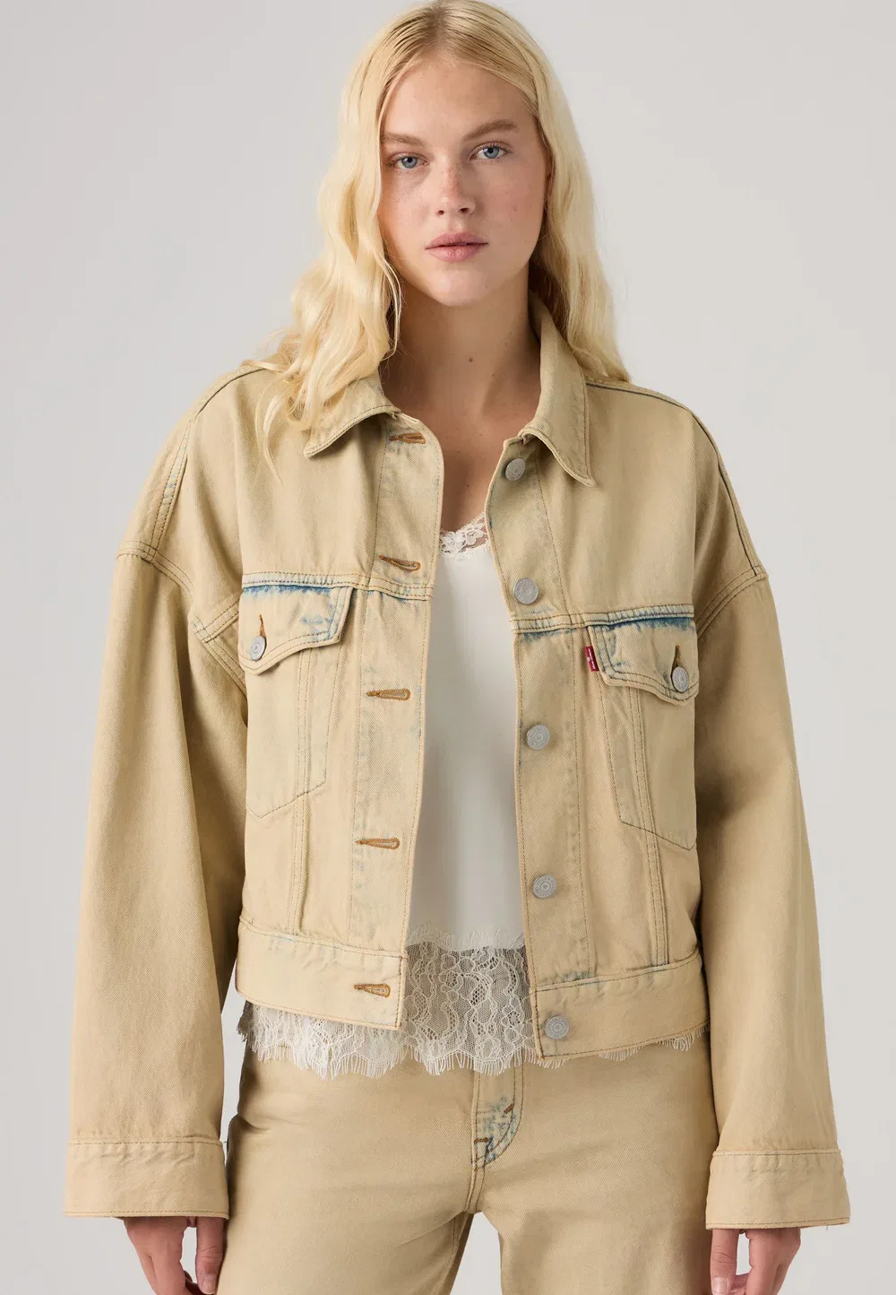 Свободная укороченная джинсовая куртка-тракер Levi'S, New Hire