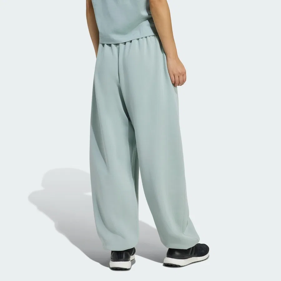 Штаны спортивные свободного кроя Soft Lux Loose Pant adidas, Светло-зеленый — фото 2
