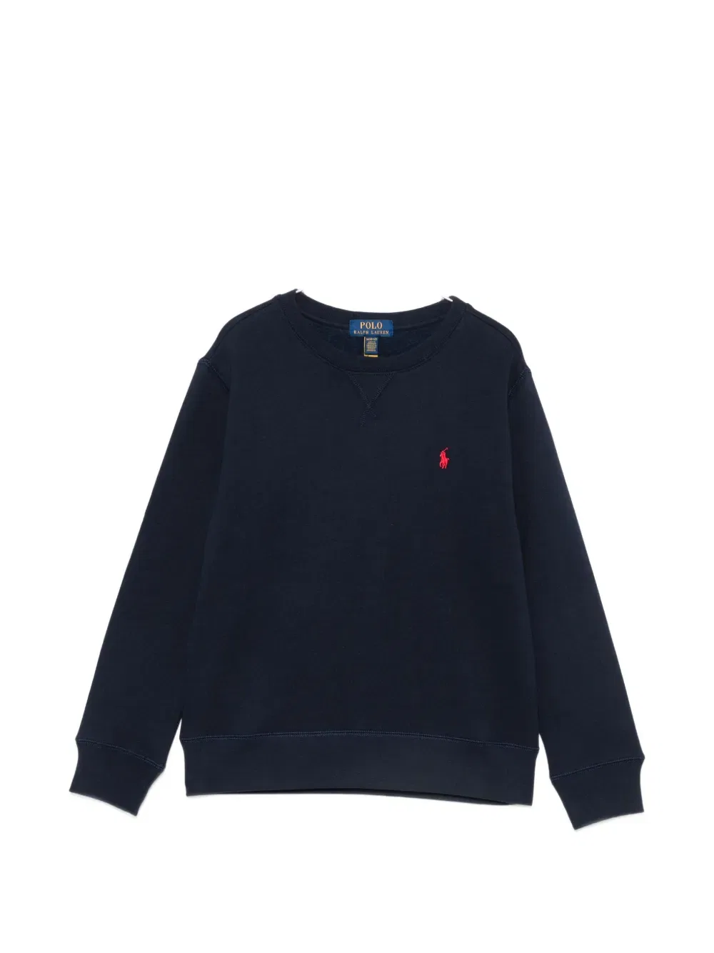 Свитшот с вышитым логотипом Polo Ralph Lauren Kids, синий