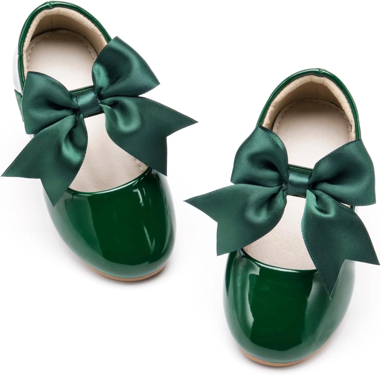 Детские балетки для девочек Mary Jane Flats ESTINE, Green