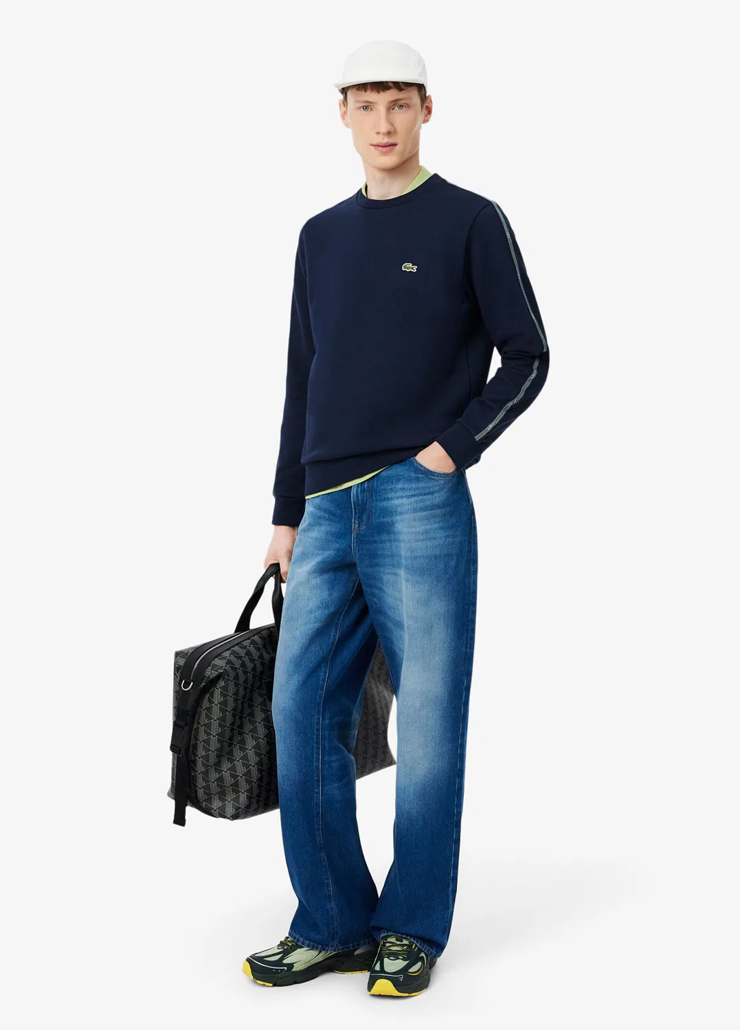 Свитшот с круглым вырезом Classic Fit Lacoste, lacivert — фото 4