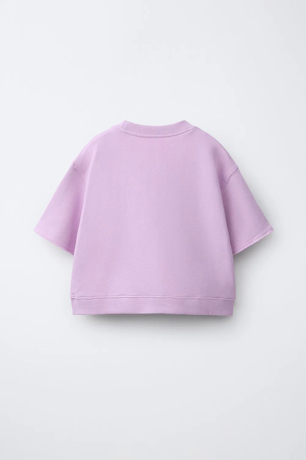 Плюшевая футболка для бега ZARA, Light Mauve — фото 2