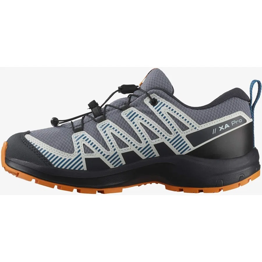 Детские кроссовки Salomon Xa Pro V8 Waterproof, Темно-синий — фото 3