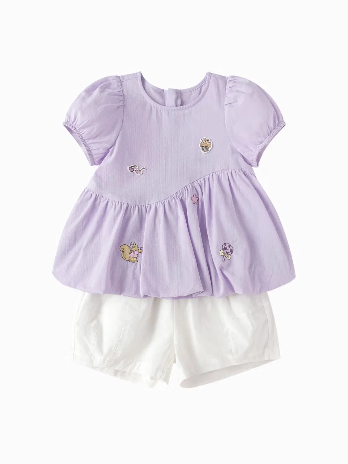 Костюм детский с жаккардовым узором Balabala, фиолетовый