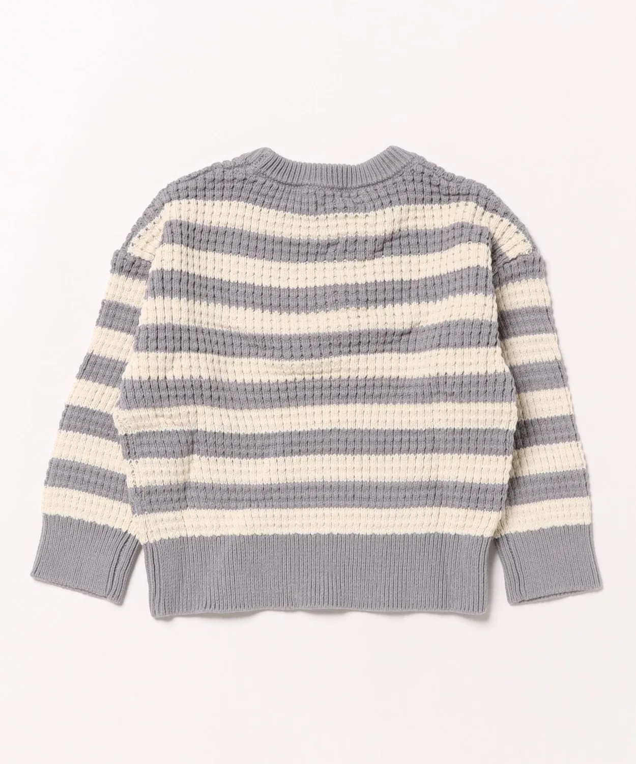 Детский свитер с длинным рукавомAspen Sweater Rylee + Cru, Dusty Blue Stripe — фото 2