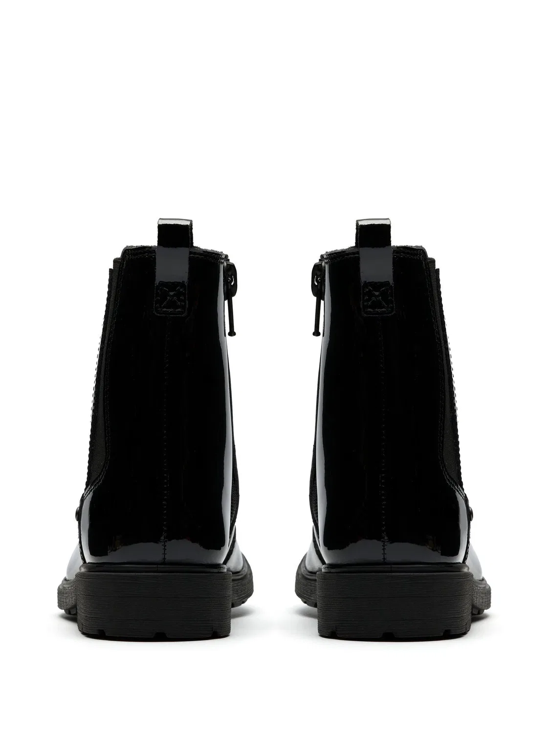 Ботинки Челси Clarks Astrol Orin K, лакированные, черные — фото 4