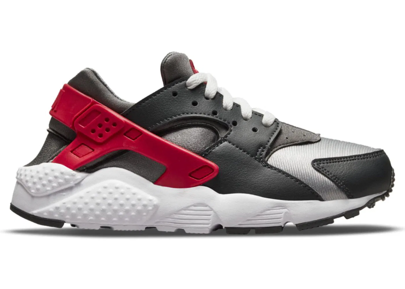 Детские кроссовки Lifestyle Nike Huarache Run, Dark Smoke Grey/Light Smoke Grey/Smoke Grey/University Red