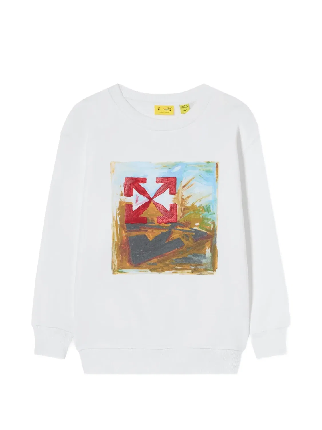 OFF-WHITE Свитшот Arrow Painting белый