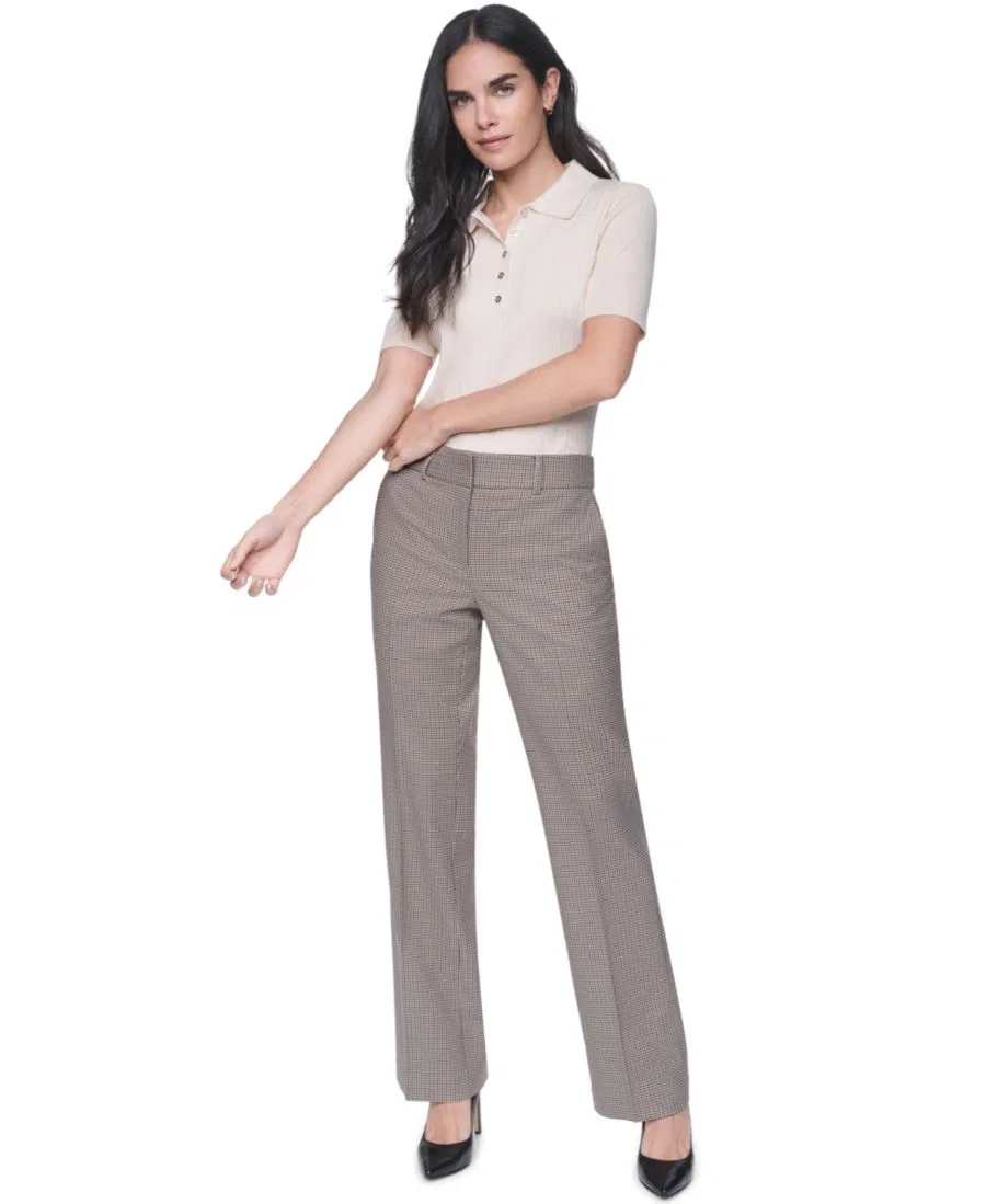 Брюки-клеш с заниженной посадкой Tommy Hilfiger, Khaki Multi — фото 2