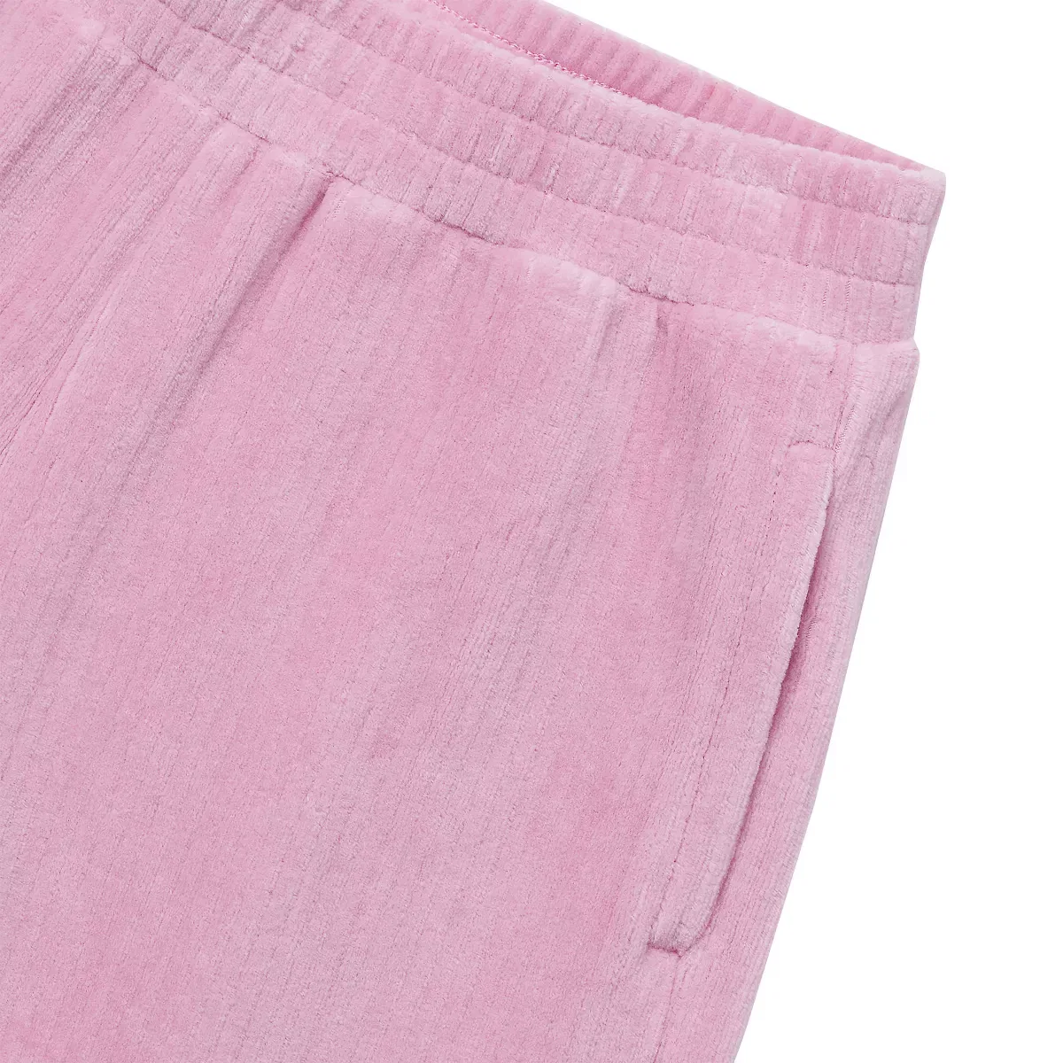 Детские штаны из вельвета с широкой штаниной Knit Pants Lands' End, Mauve Mist — фото 3