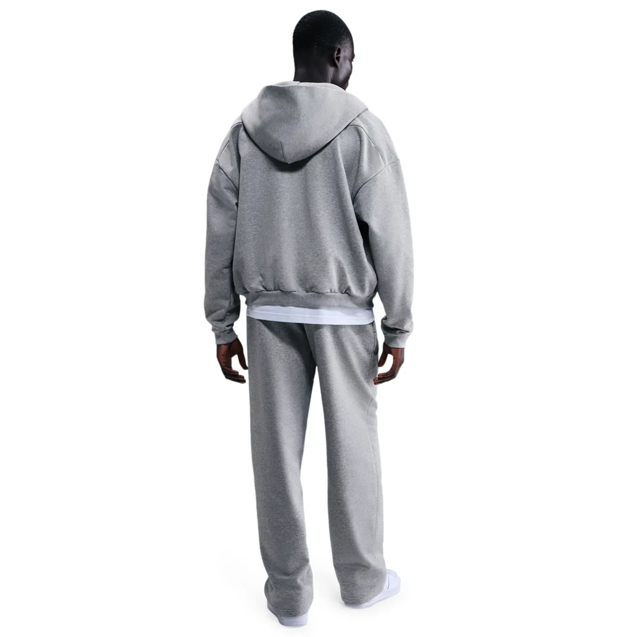 Мужское худи TF SI Brush Nike, цвет Black/Dk Grey Heather — фото 4