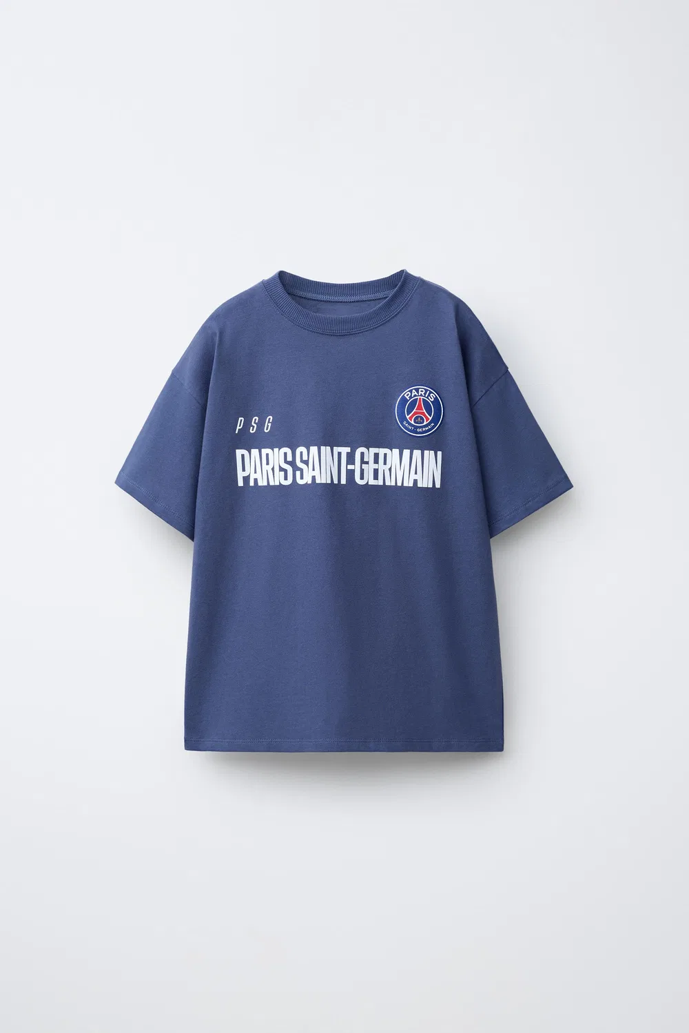 Футболка с принтом PSG ZARA, Blue