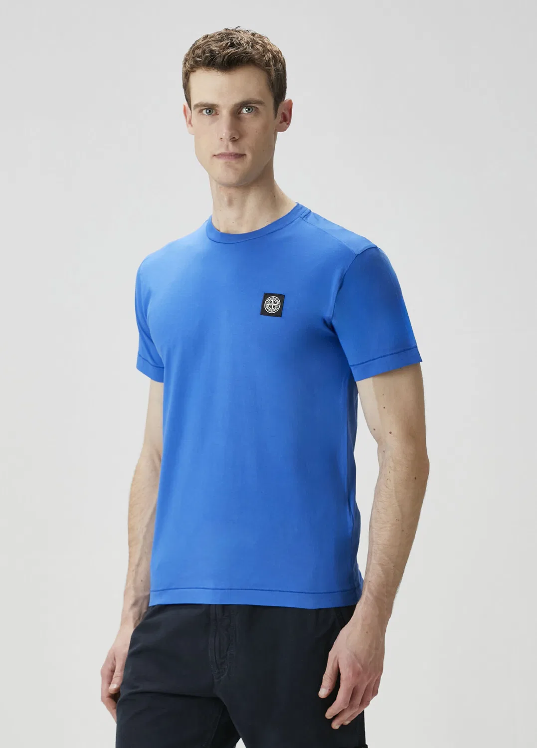 Футболка Logo Detaylı Stone Island, dark blue — фото 3