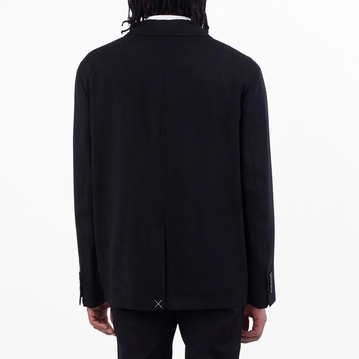 Пальто шерстяное свободного кроя Loose Fit Wool Tailored Jacket Burberry, Black — фото 3