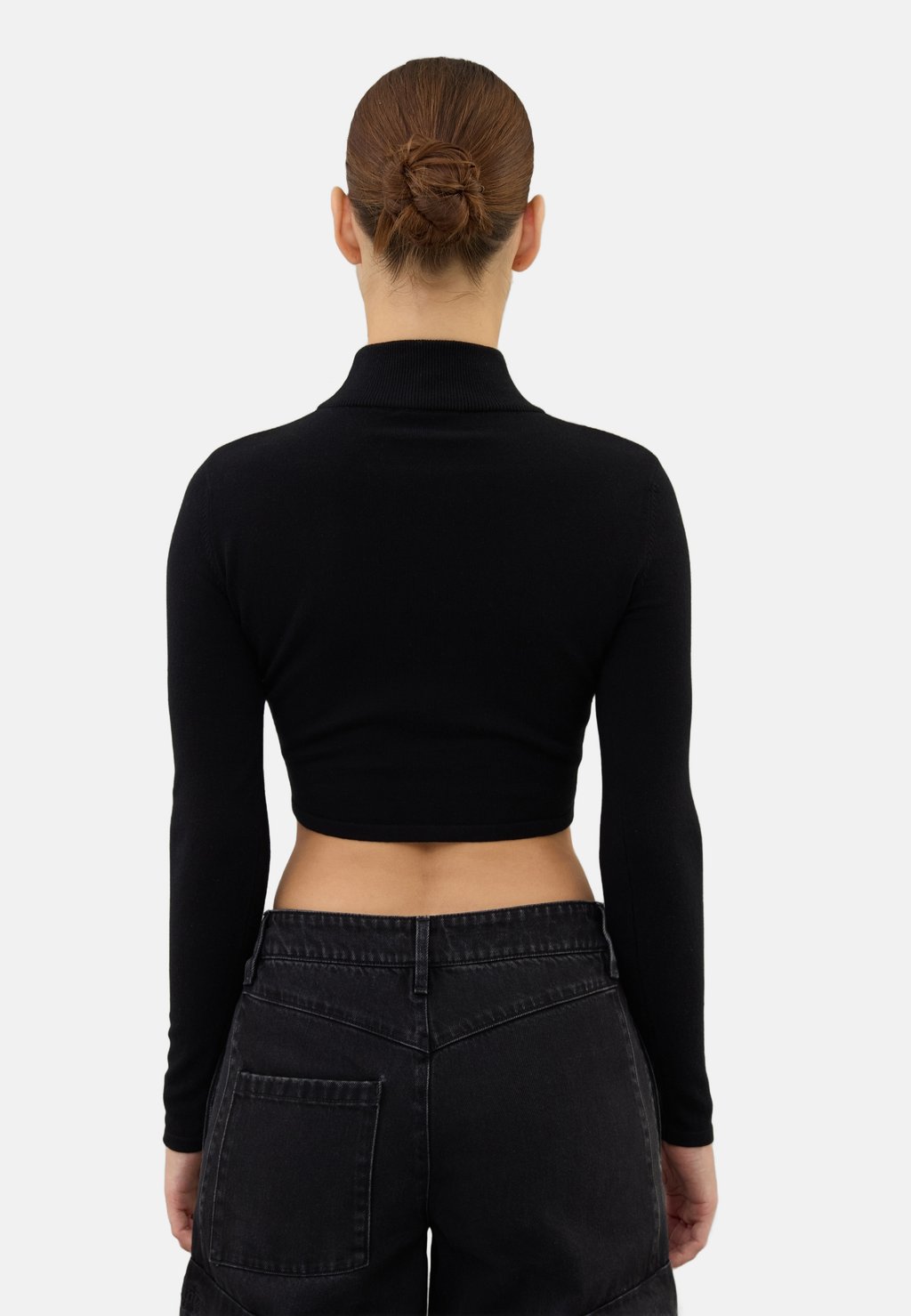 

Топ с длинными рукавами HIGH NECK VINTAGE UTOPJA, черный