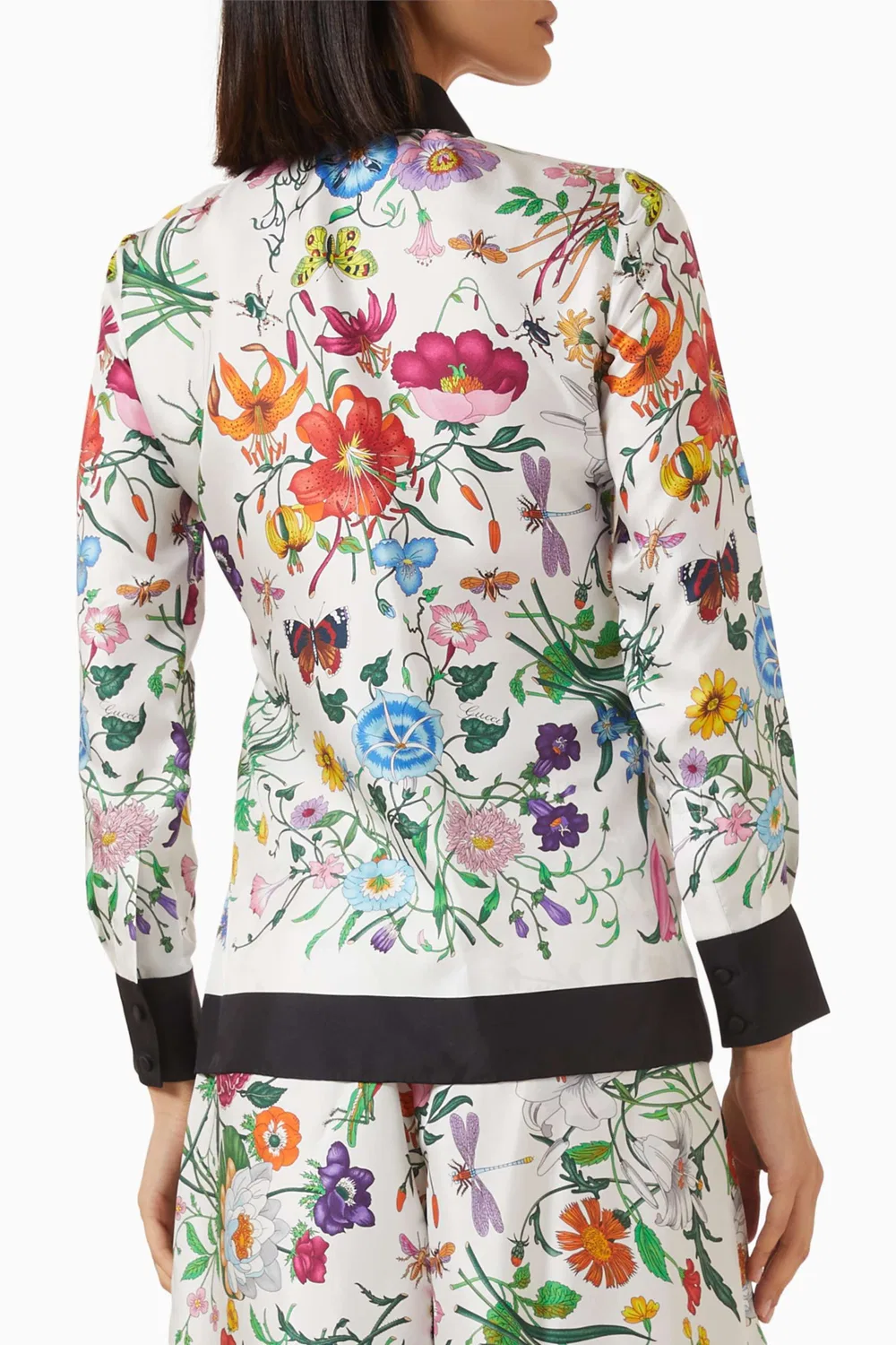 Рубашка с принтом Flora Gucci — фото 3