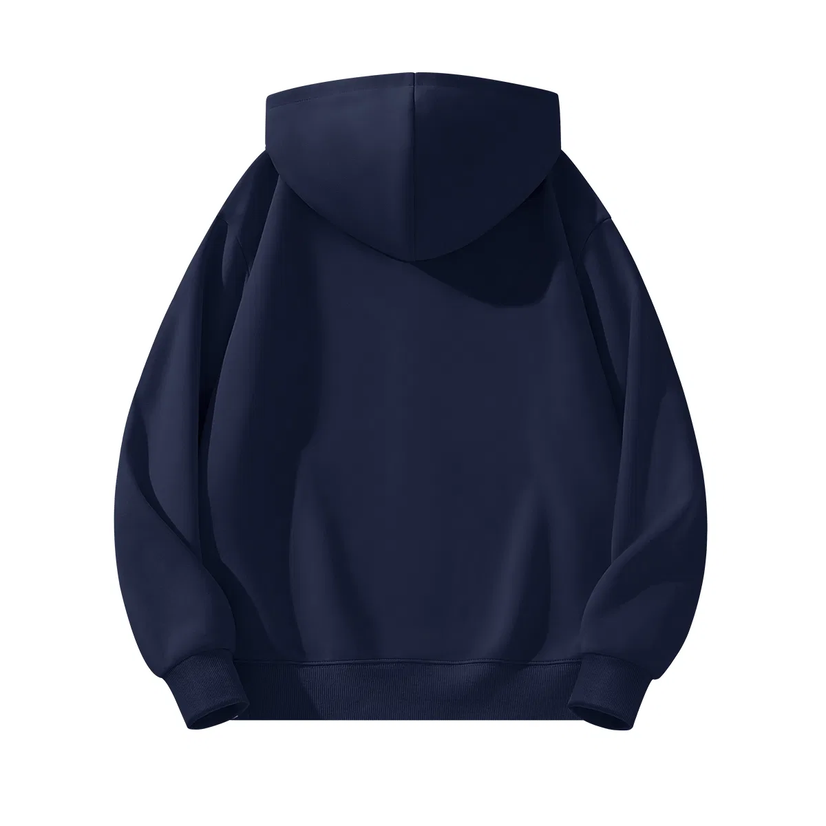 Детский худи с капюшоном с принтом Tonlion, Цвет: Navy blue with fleece lining (t Tang Lion Emblem Black Chest Label) — фото 3