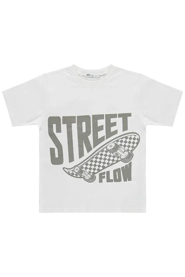 Детская рубашка для мальчиков с карманом Double Pocketed T-Shirt Civil Boys, Light Gray — фото 2