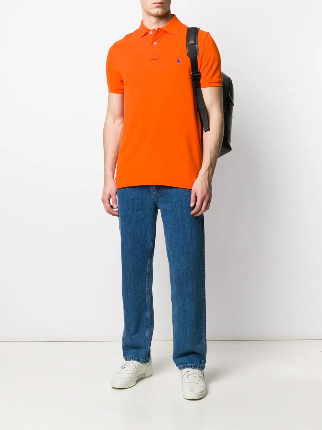 Polo Ralph Lauren Рубашка-поло оранжевая — фото 2