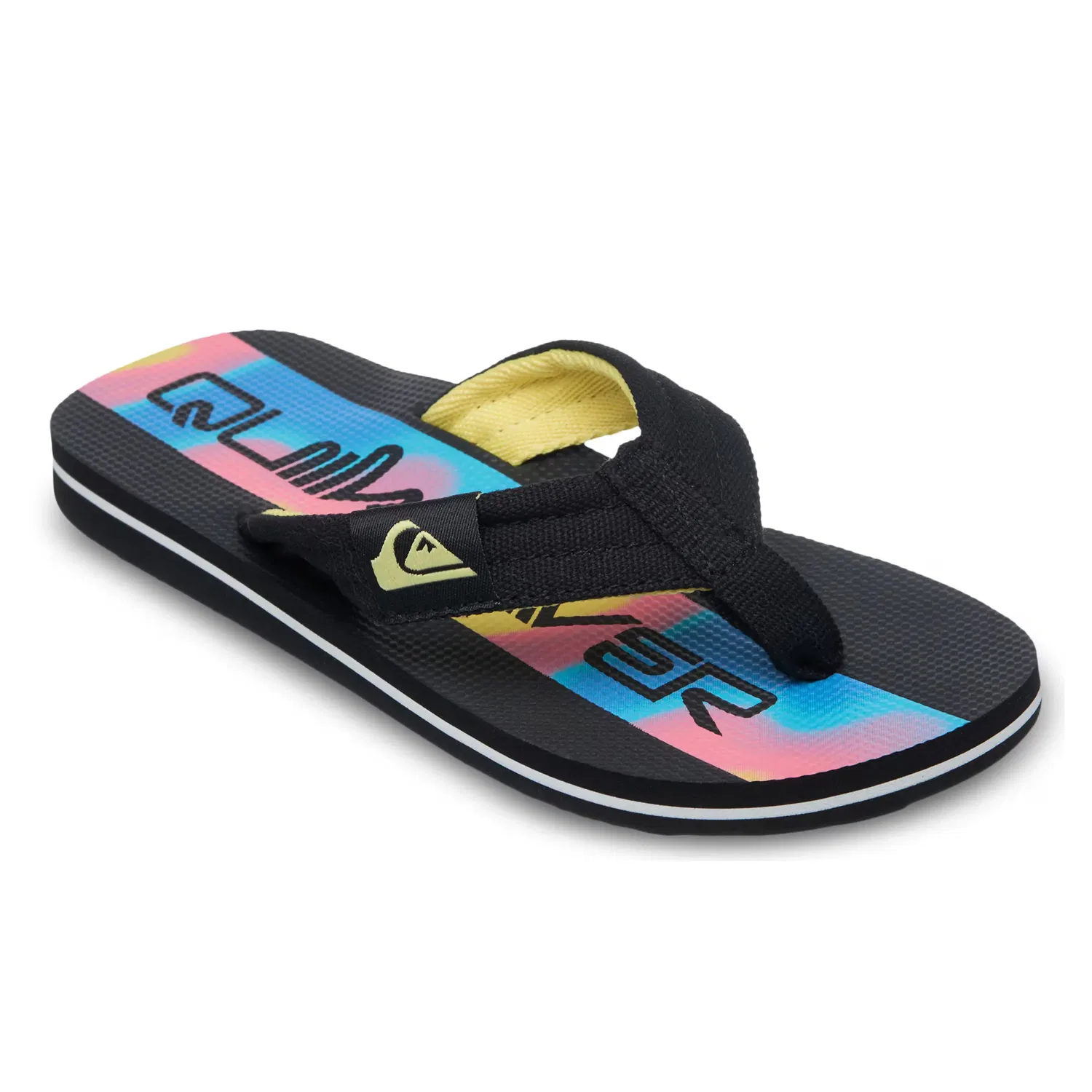 Детские шлепанцы для мальчиков с ремешком Molokai Layback Quiksilver, Negro / Rosa