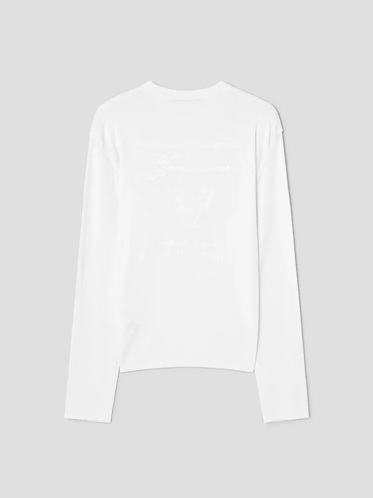 Пуловер из шерсти с вышивкой Romarin JACQUEMUS, Off-White — фото 2
