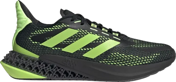 

Кроссовки Adidas 4DFWD Pulse J 'Black Signal Green', черный