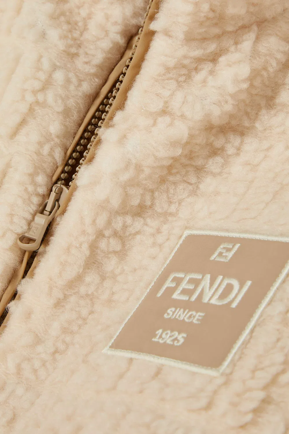 Жилет из шерсти с эффектом тедди Fendi — фото 3